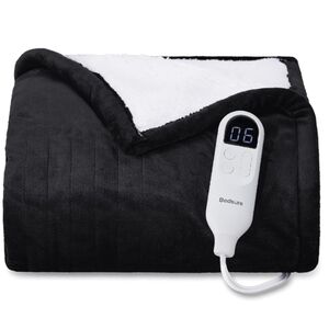 Heated Throw  Blanket BLACK
